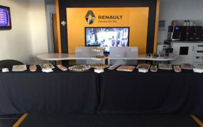 corporate catering Renault Uk