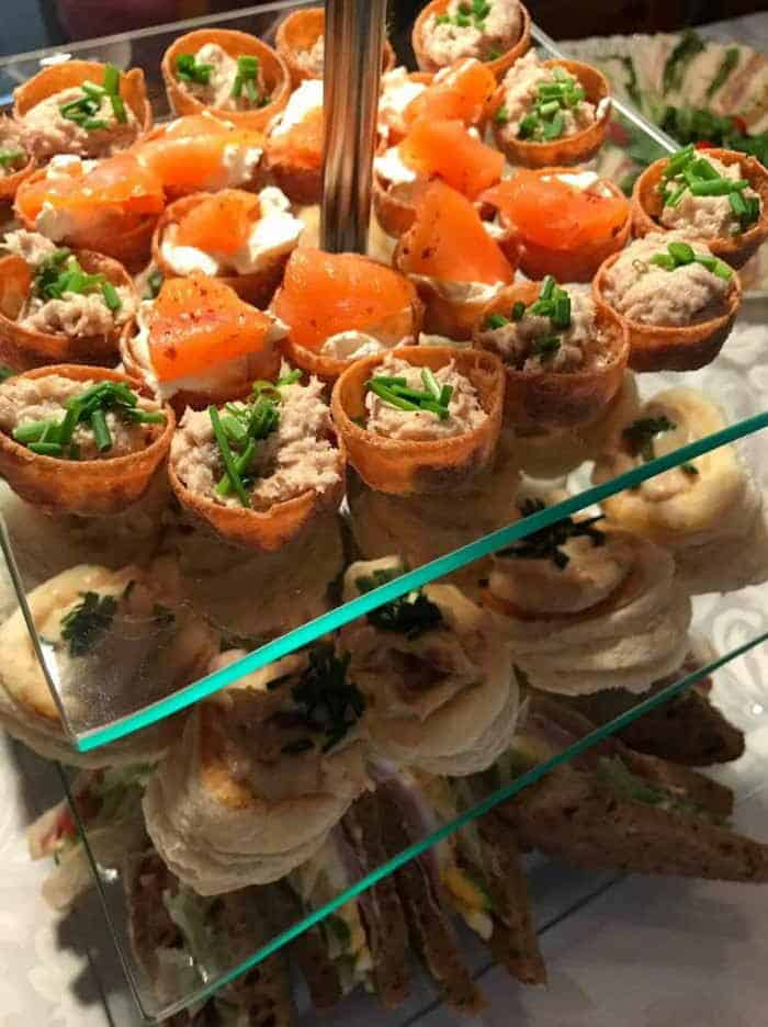 Event catering canapes