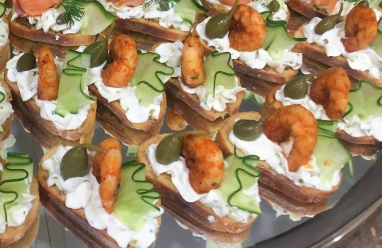 Luxury King Prawn Canapes